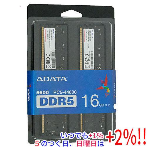 A-DATA ADATA デスクトップ用 AD5U560016G-DT DDR5 PC5-44800 16GB 2枚