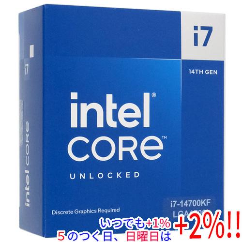 インテル（intel） 【新品(開封のみ・箱きず・やぶれ)】 Core i7