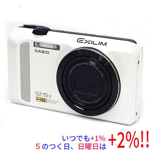 HIGH SPEED EXILIM 【中古】CASIO EX-ZR200WE ホワイト 1610万画素 