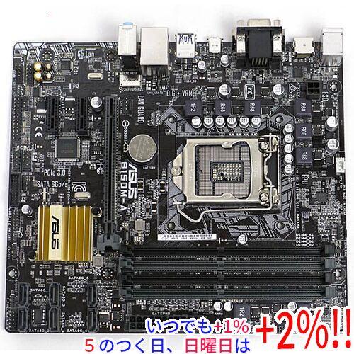 未使用品 ASUS マザーボード B150M−A ASUS（エイスース） 【中古】ASUS製 MicroATXマザーボード B150M-A
