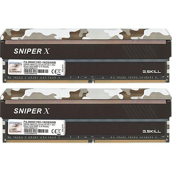 G.SKILL 【中古】G.Skill F4-3600C19D-16GSXWB DDR4 PC4-28800 8GB 2枚