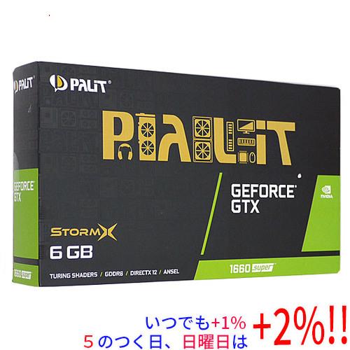 中古】PALIT GeForce GTX1660 SUPER StormX NE6166S018J9-161F PCIExp