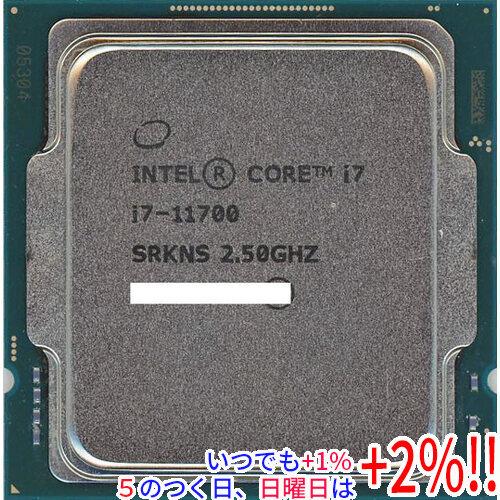 【確認済】インテルCPU Core i7-11700 SRKNS LGA1200 インテル（intel） 【中古】Core i7 11700 2.5GHz LGA1200 65W SRKNS