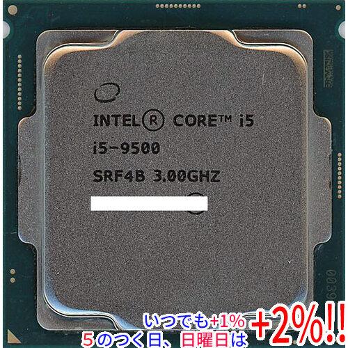 インテル（intel） 【中古】Core i5 9500 3.0GHz 9M LGA1151 65W SRF4B