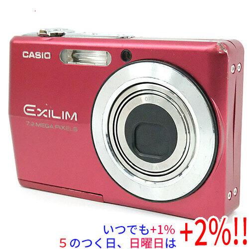 EXILIM ZOOM 【中古】CASIO製 EX-Z700 レッド 720万画素 液晶画面