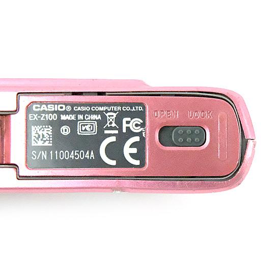 【美品】CASIO EXILIM EX-Z100 ピンク　動作確認済 EXILIM ZOOM 【中古】Casio カシオ EX-Z100 ピンク コンパクト