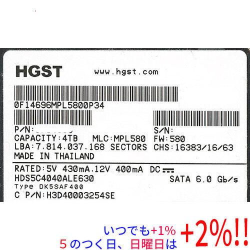 中古】HITACHI製HDD HDS5C4040ALE630 4TB SATA600 13000〜14000時間