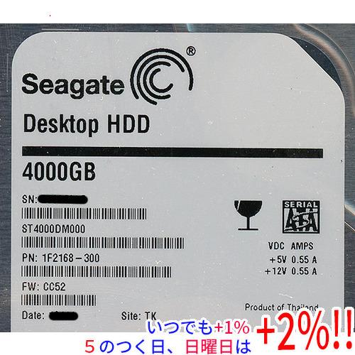 中古★SEAGATE ST4000DM000★4TB SATA600 正常153 Seagate（シーゲイト） 【中古】SEAGATE製HDD ST4000DM000 4TB SATA600