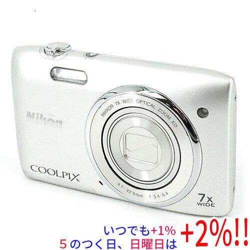 中古】Nikon製 デジカメ COOLPIX S3400 液晶画面いたみ : エクセラー