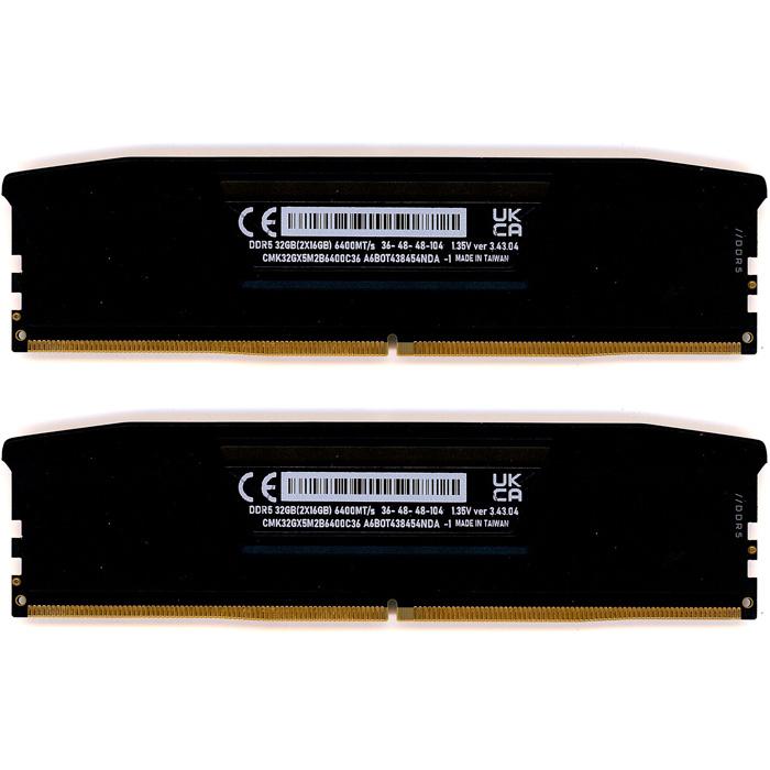 中古】Corsair デスクトップ用 CMK32GX5M2B6400C36 DDR5 PC5-51200 