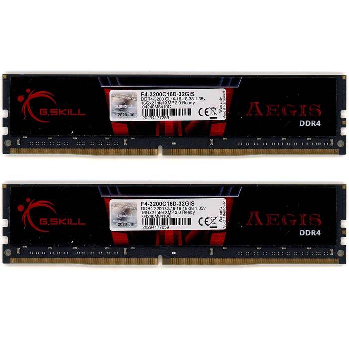 G.SKILL 【中古】G.Skill デスクトップ用 F4-3200C16D-32GIS DDR4 PC4 