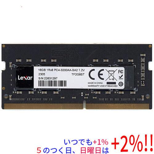 Lexar ノート用メモリ2枚組 Lexar（レキサー） 【中古】Lexar ノート用 TF2G8ST SODIMM DDR4 PC4