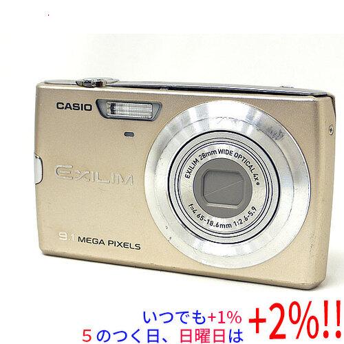 EXILIM ZOOM 【中古】CASIO EX-Z250 ゴールド 910万画素 本体のみ 液晶