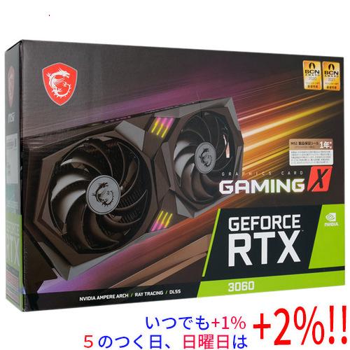 MSI 【中古】MSI グラボ GeForce RTX 3060 GAMING X 12G PCIExp 12GB 