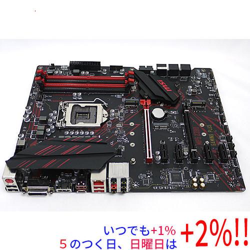 MPG 【中古】MSI ATXマザーボード Z390 GAMING PLUS LGA1151 訳あり 