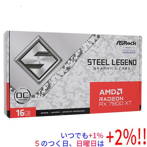 ASRock（アスロック） 【中古】ASRock グラボ Radeon RX 7800 XT Steel
