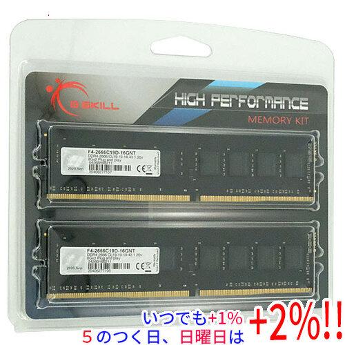 G.SKILL 【中古】G.Skill デスクトップ用 F4-2666C19D-16GNT DDR4 PC4