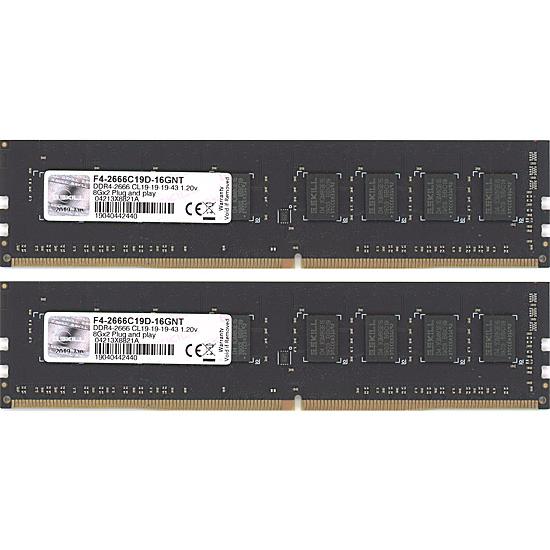 G.SKILL 【中古】G.Skill デスクトップ用 F4-2666C19D-16GNT DDR4 PC4