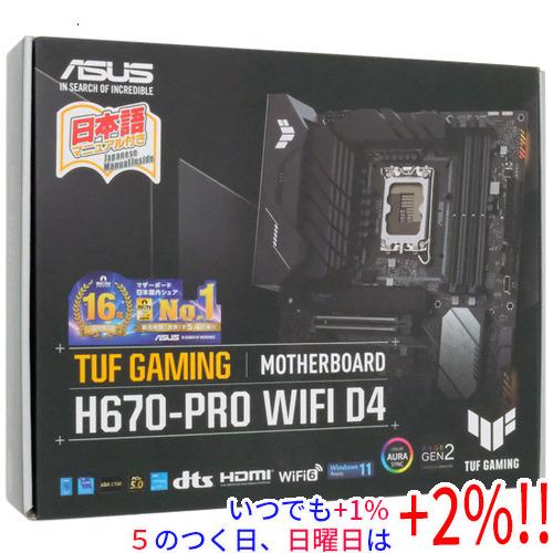 TUF Gaming 【中古】ASUS ATXマザーボード GAMING H670-PRO WIFI D4