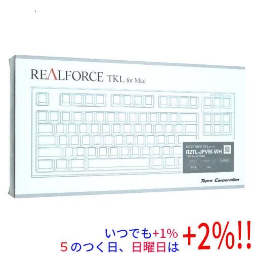 REALFORCE 【中古】東プレ USBキーボード TKL for Mac R2TL-JPVM-WH