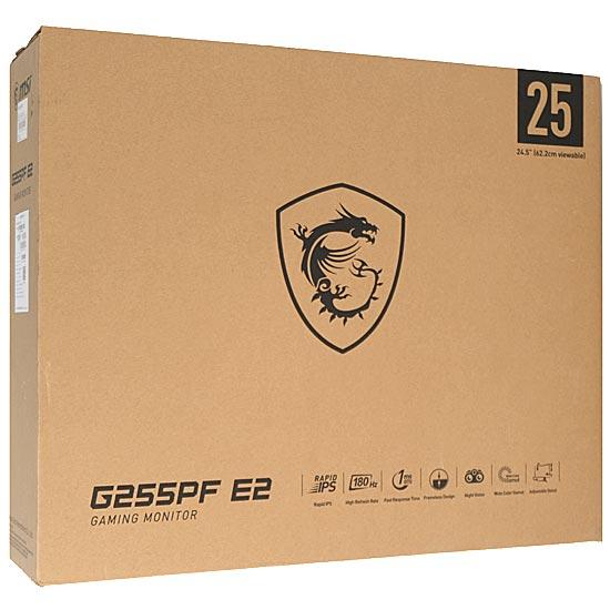 MSI 【中古】MSI 24.5型 ゲーミングモニター G255PF E2 展示品