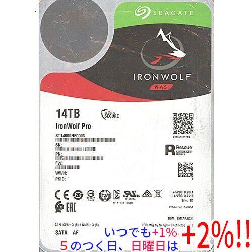 Seagate（シーゲイト） 【中古】SEAGATE HDD ST14000NE0008 14TB