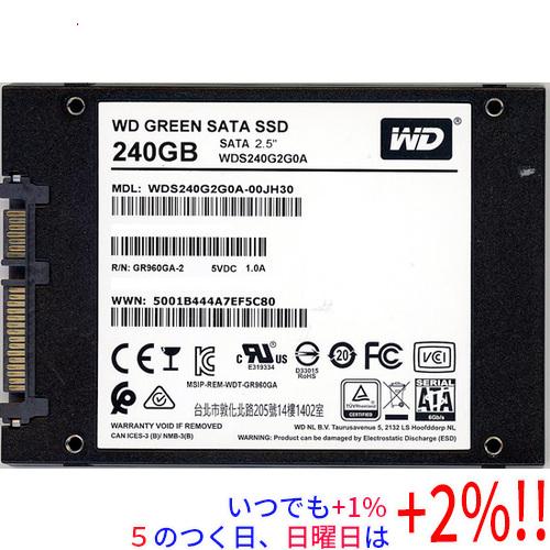 SanDisk（サンディスク） 【中古】Western Digital 内蔵SSD 240GB WD