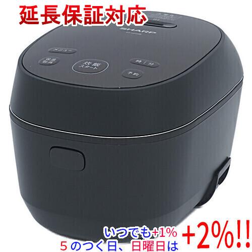 【保証書付・送料込み】SHARP シャープ 炊飯器 IHジャー SHARP シャープ IH炊飯器 5.5合炊き PLAINLY ブラック KS-HF10B