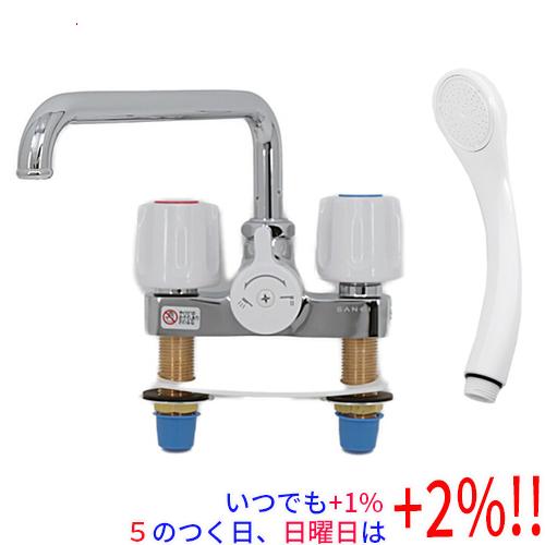 SANEI ツーバルブデッキシャワー混合栓 共用形 SK71-W-13 : エクセラー