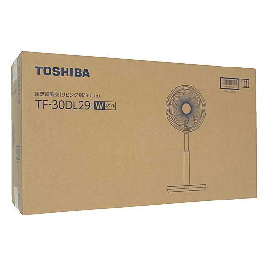 【新品(開封のみ)】 TOSHIBA　DCリビング扇風機　TF-30DL29(W)　ホワイト TOSHIBA（東芝） 【新品(開封のみ)】 TOSHIBA DCリビング扇風機 TF