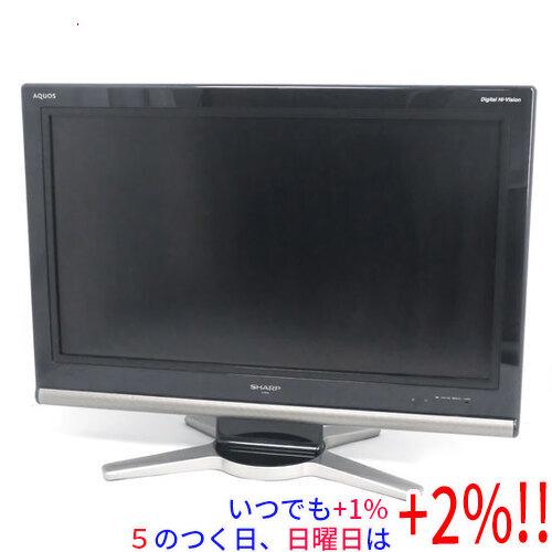AQUOS 【中古】SHARP 26V型 液晶テレビ LC-26D10-B ブラック リモコン