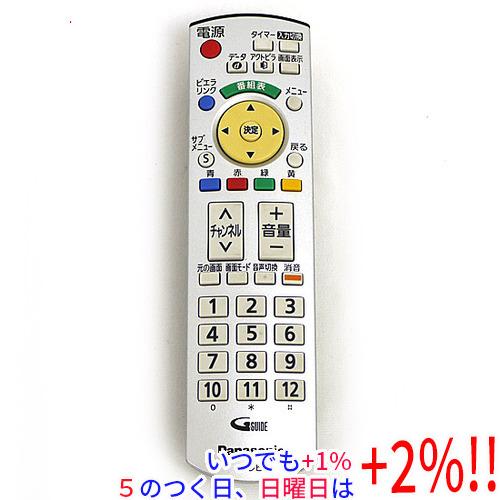 【中古】（非常に良い）パナソニック 純正テレビ用リモコン N2QAYB000216 Panasonic（パナソニック） 【中古】Panasonic テレビ用リモコン