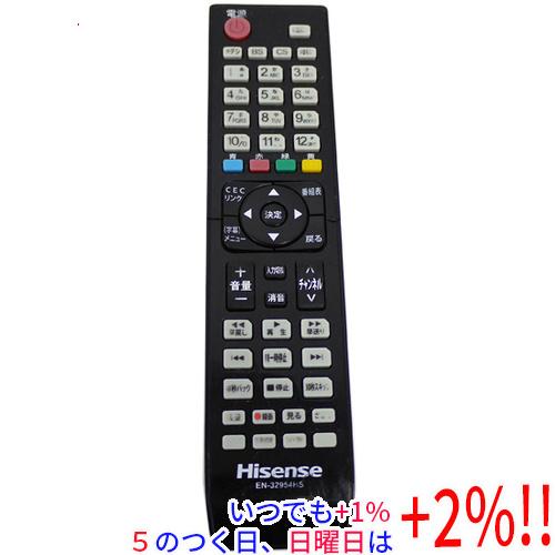Hisense 32V型 液晶 テレビ リモコン 中古 ハイセンス（HISENSE） 【中古】ハイセンス 液晶テレビ用リモコン EN