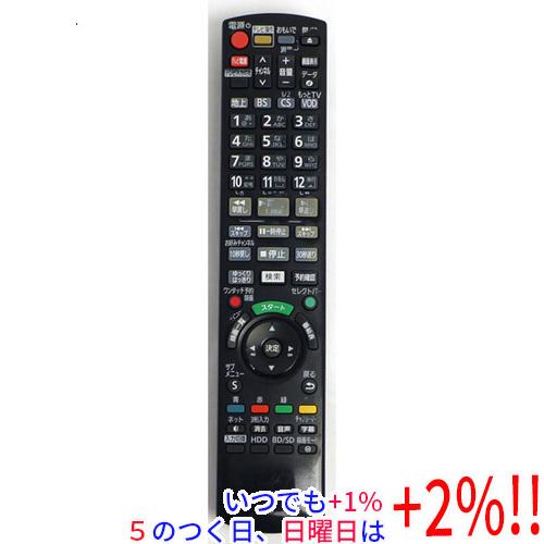 Panasonic リモコン N2QAYB000993(中古:未使用・未開封) Panasonic（パナソニック） 【中古】Panasonic ブルーレイディスク