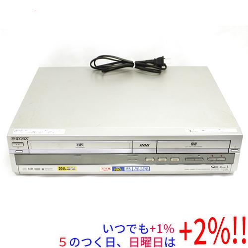 SONY RDR-VH85 VHS一体型DVDレコーダー【中古品】 SONY（ソニー） 【中古】SONY製 VHSビデオ一体型DVDレコーダー スゴ録