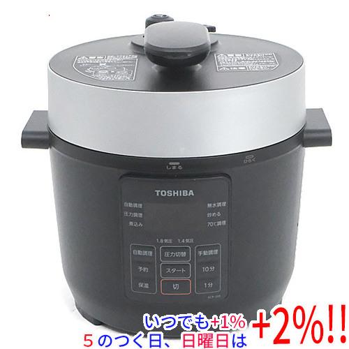 TOSHIBA（東芝） 【中古】TOSHIBA 電気圧力鍋 3.0L RCP-30R-K ブラック