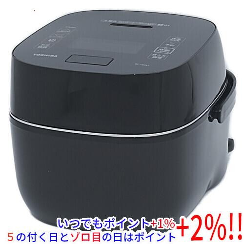 5のつく日とゾロ目の日は+2%！】【中古】TOSHIBA 真空圧力IHジャー炊飯 