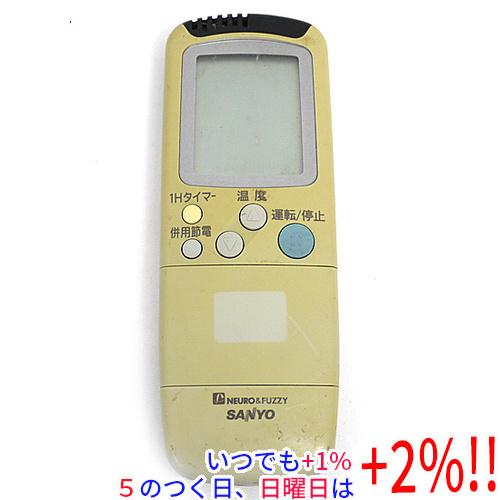 SANYO 【中古】SANYO製 エアコンリモコン RCS-VS6A 電池カバーなし