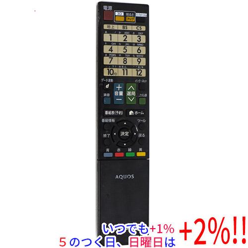 SHARP（シャープ） 【中古】SHARP製 テレビリモコン GA930WJSA