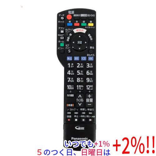 【初期動作確認済】ポータブルテレビ(リモコン無し) Panasonic（パナソニック） 【中古】Panasonic テレビ用リモコン