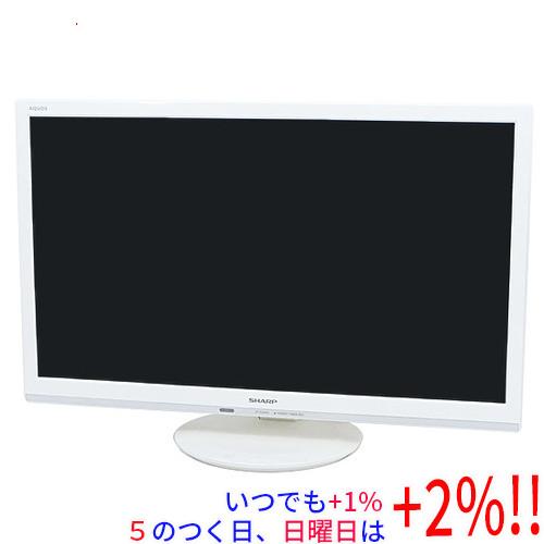 【即購入可❗️】AQUOS ホワイト液晶テレビ　22インチ 中古】SHARP 22V型 LED液晶テレビ AQUOS ホワイト Amazon