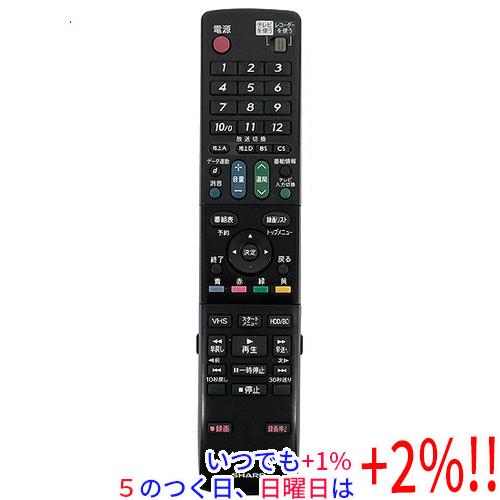 SHARP（シャープ） 【中古】SHARP製 ブルーレイディスクレコーダー用