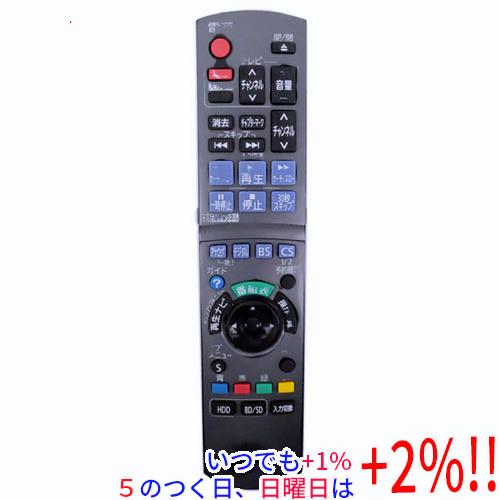 中古】Panasonic ブルーレイディスクレコーダー用リモコン