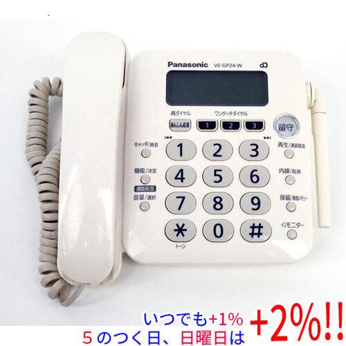 中古】Panasonic 電話機 VE-GP24-W : エクセラー - 通販 - Yahoo