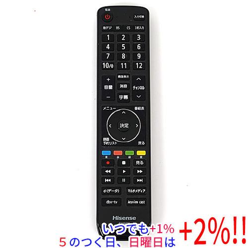 【中古】「非常に良い」Hisense(ハイセンス) TV用リモコン EN-3M39 ハイセンス（HISENSE） 【中古】ハイセンス 液晶テレビ用リモコン