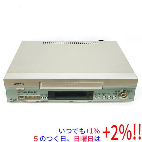 中古】Victor S-VHS ビデオデッキ HR-V500 リモコン付き 元箱あり