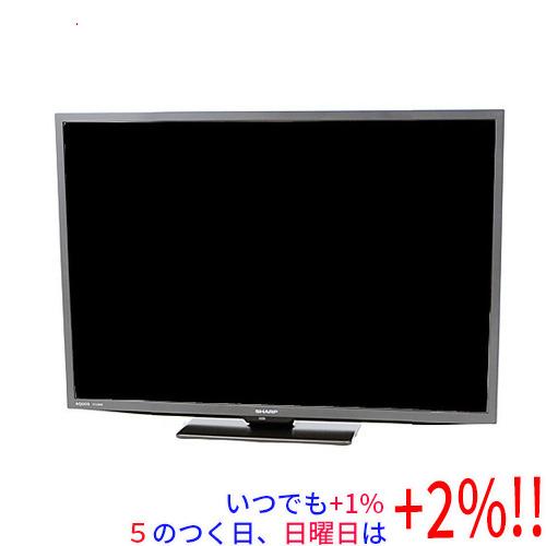 AQUOS 【中古】SHARP 24V型 液晶テレビ 2T-C24DE-B ブラック 本体