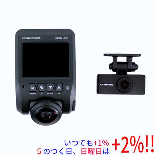 イチエー出品★2台　開封品の未使用新品★★HDR361GW コムテック（Comtec） 【中古】コムテック ドライブレコーダー