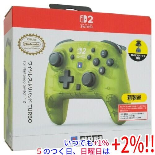 【難あり】Nintendo Switch 箱無し HORI コントローラー付き 新品訳あり(箱きず・やぶれ)】 HORI ワイヤレスホリパッド TURBO for