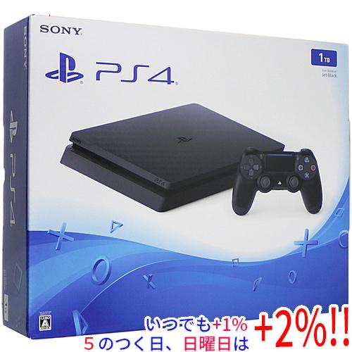 プレステ4  CUH-2000B B01 1TB ブラック コントローラ２つセット　中古 PlayStation 【中古】SONY プレイステーション4 1TB ブラック CUH